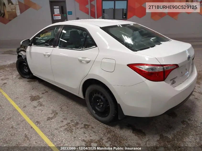 2T1BURHE9GC529125 2016 Toyota Corolla Ce