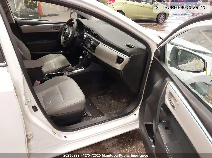 2T1BURHE9GC529125 2016 Toyota Corolla Ce