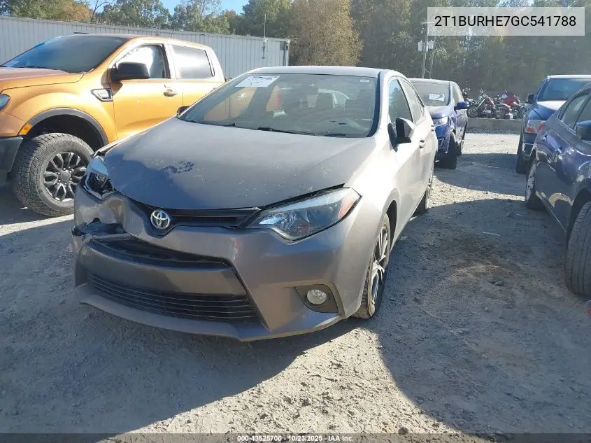 2T1BURHE7GC541788 2016 Toyota Corolla Le Plus