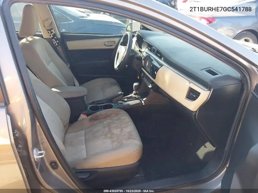 2T1BURHE7GC541788 2016 Toyota Corolla Le Plus