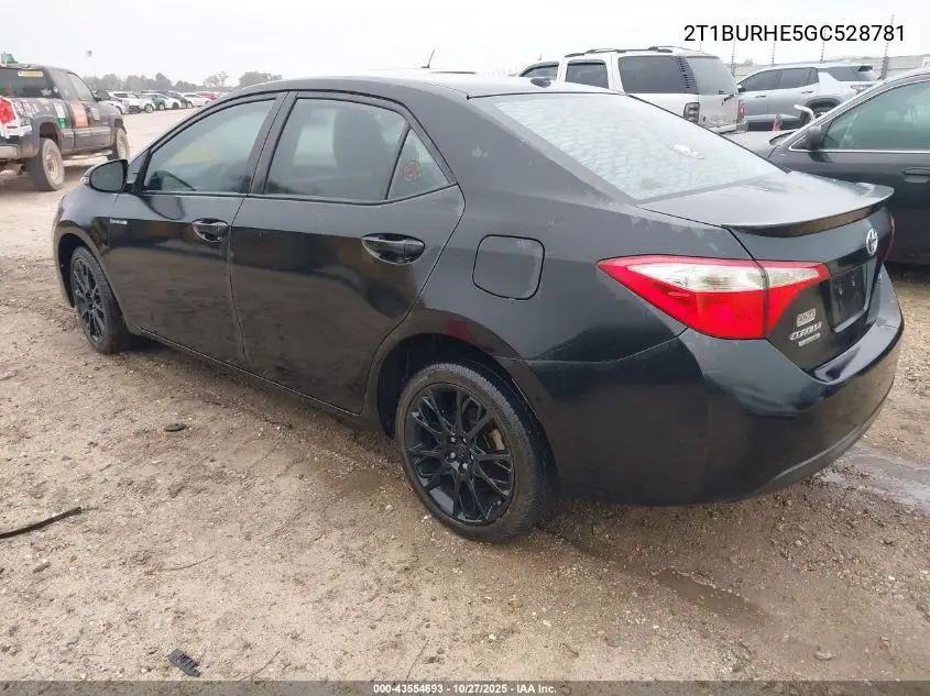 2T1BURHE5GC528781 2016 Toyota Corolla S W/Special Edition Pkg