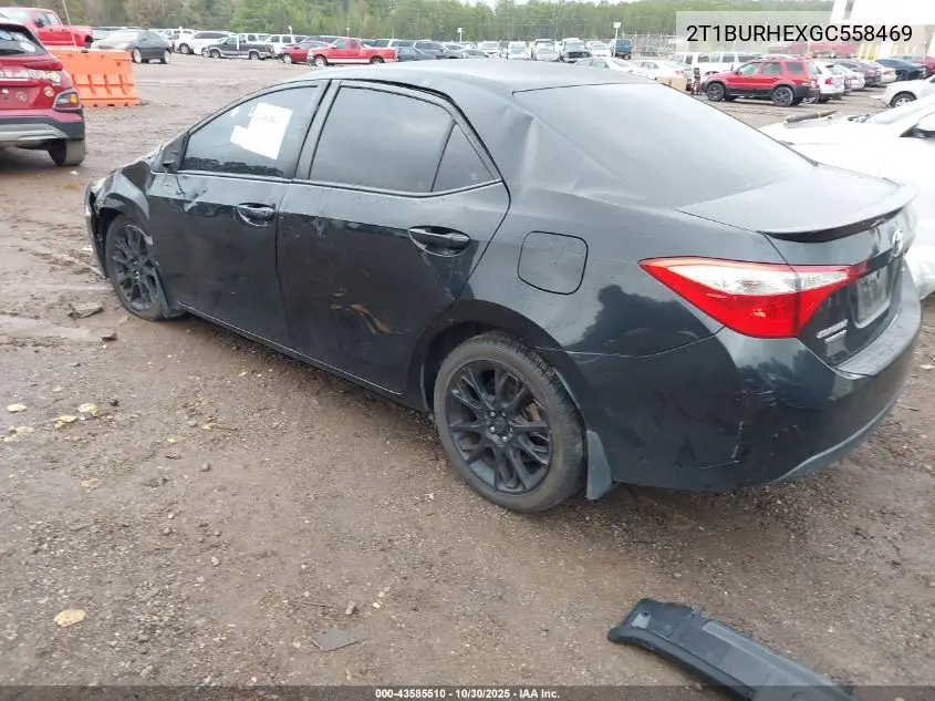 2T1BURHEXGC558469 2016 Toyota Corolla S W/Special Edition Pkg