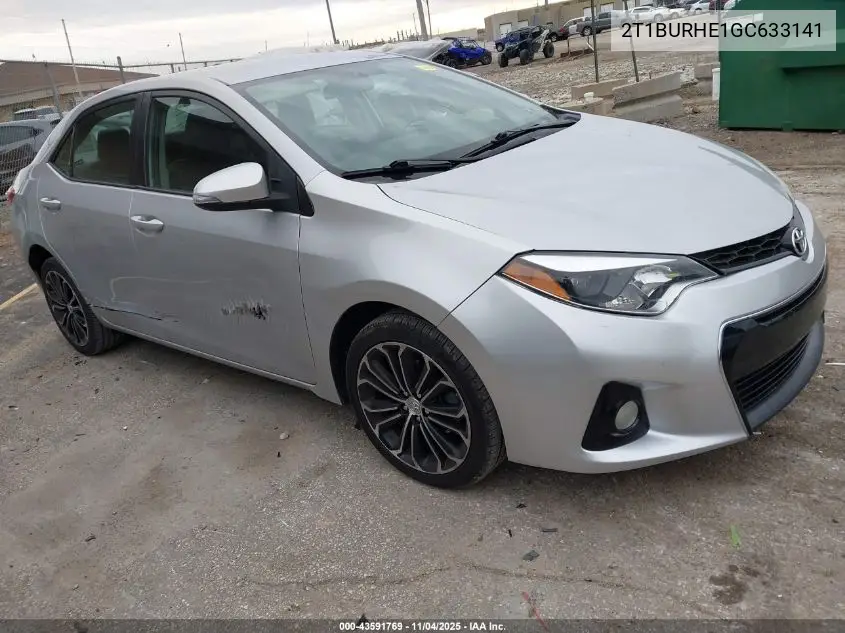 2T1BURHE1GC633141 2016 Toyota Corolla S Plus