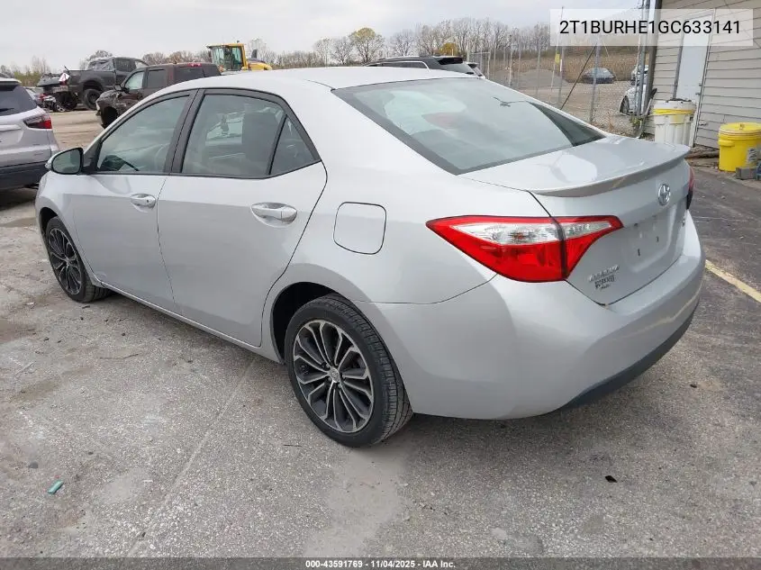 2T1BURHE1GC633141 2016 Toyota Corolla S Plus