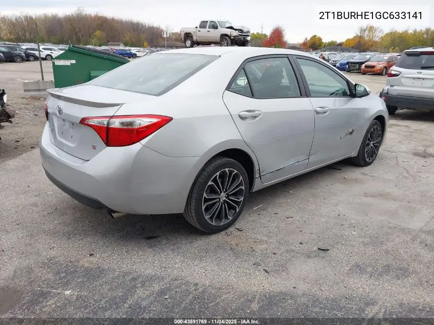 2T1BURHE1GC633141 2016 Toyota Corolla S Plus
