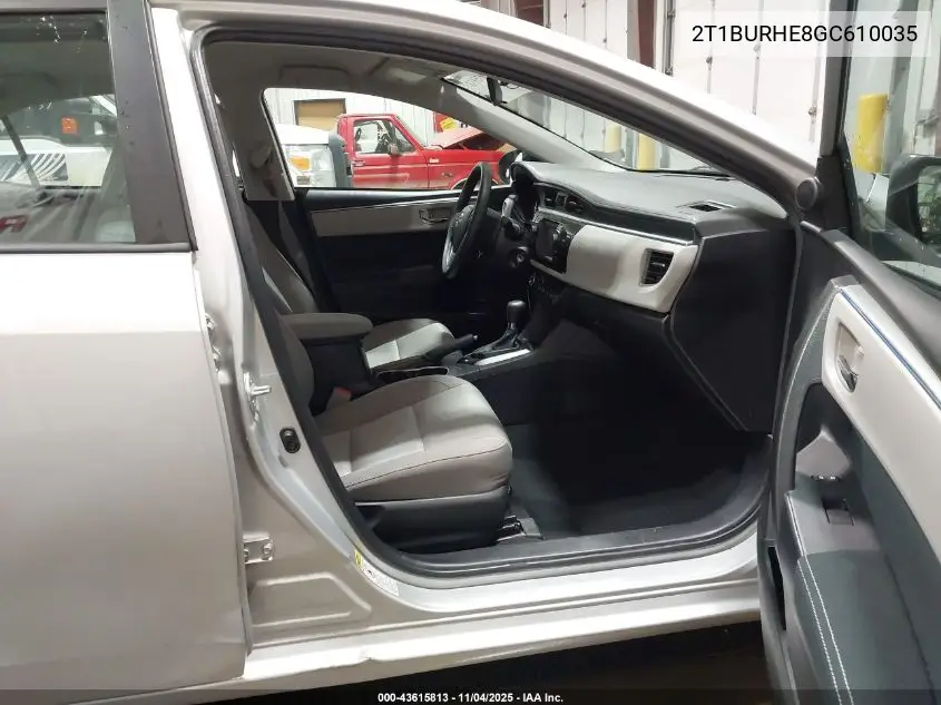 2T1BURHE8GC610035 2016 Toyota Corolla Le