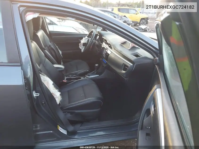 2T1BURHEXGC724182 2016 Toyota Corolla S Plus