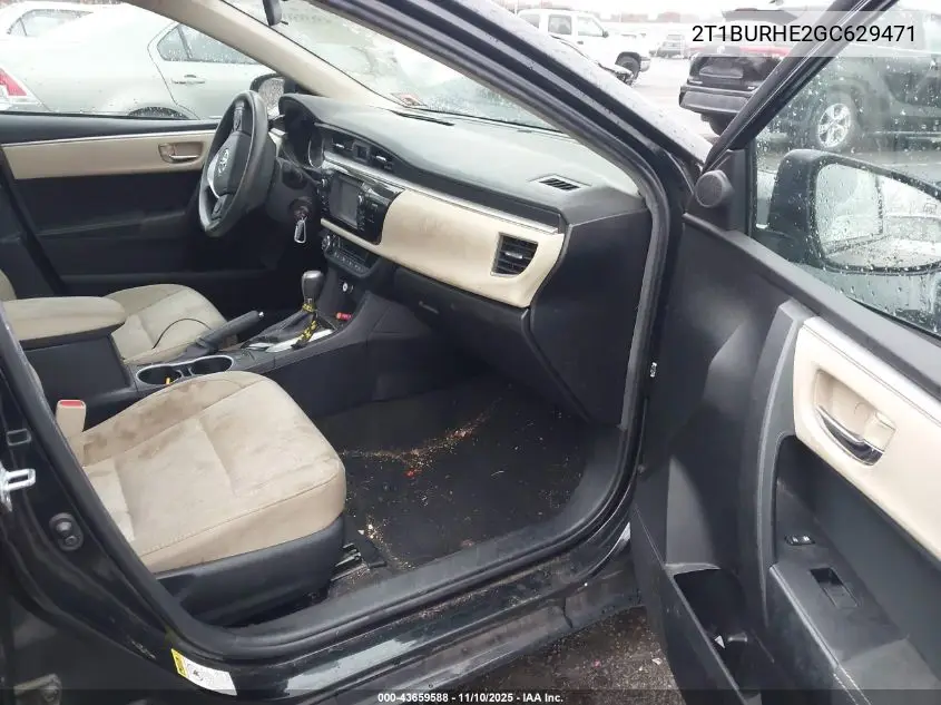 2T1BURHE2GC629471 2016 Toyota Corolla Le