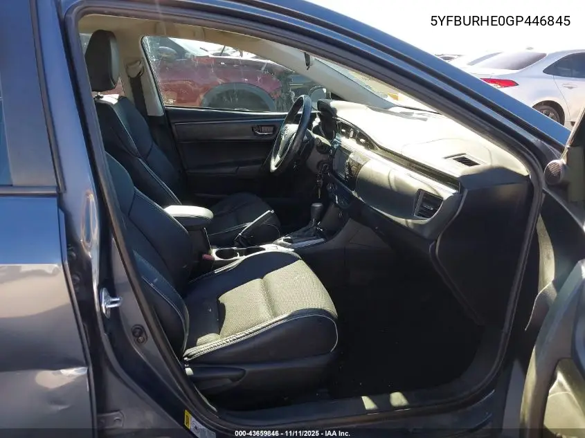 5YFBURHE0GP446845 2016 Toyota Corolla S Plus