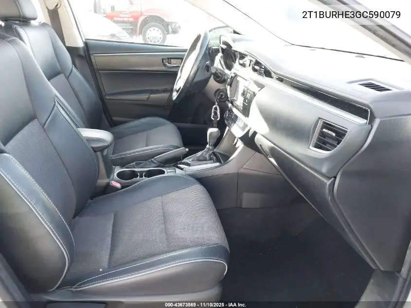 2T1BURHE3GC590079 2016 Toyota Corolla S Plus