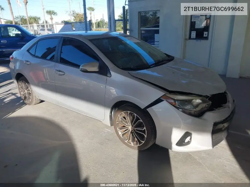 2T1BURHE7GC699662 2016 Toyota Corolla S Plus