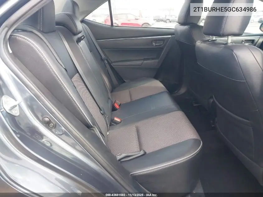 2T1BURHE5GC634986 2016 Toyota Corolla S Plus