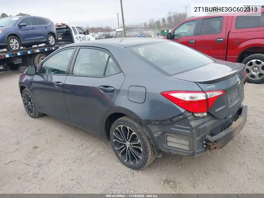 2T1BURHE3GC602313 2016 Toyota Corolla S Plus
