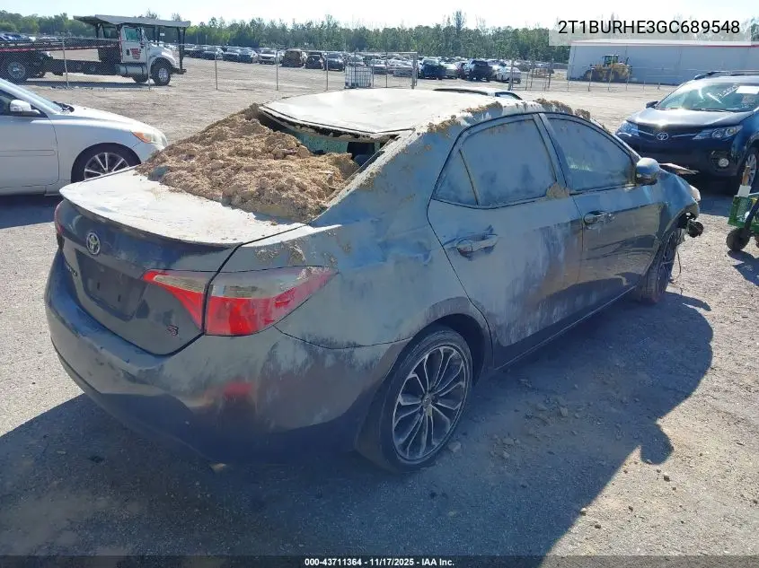 2T1BURHE3GC689548 2016 Toyota Corolla S Plus