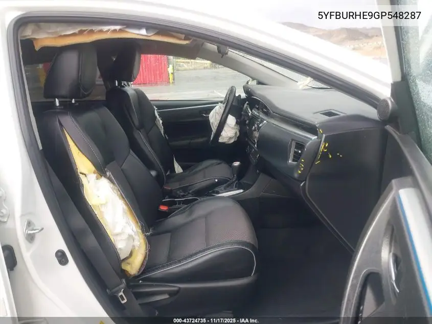 5YFBURHE9GP548287 2016 Toyota Corolla S Plus
