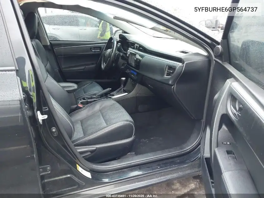 5YFBURHE6GP564737 2016 Toyota Corolla S Plus