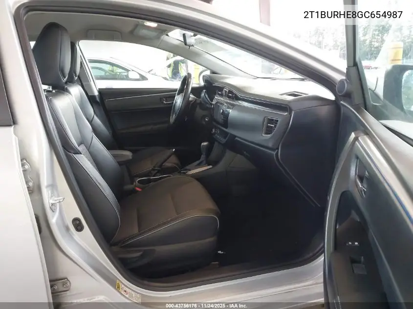 2T1BURHE8GC654987 2016 Toyota Corolla S Plus