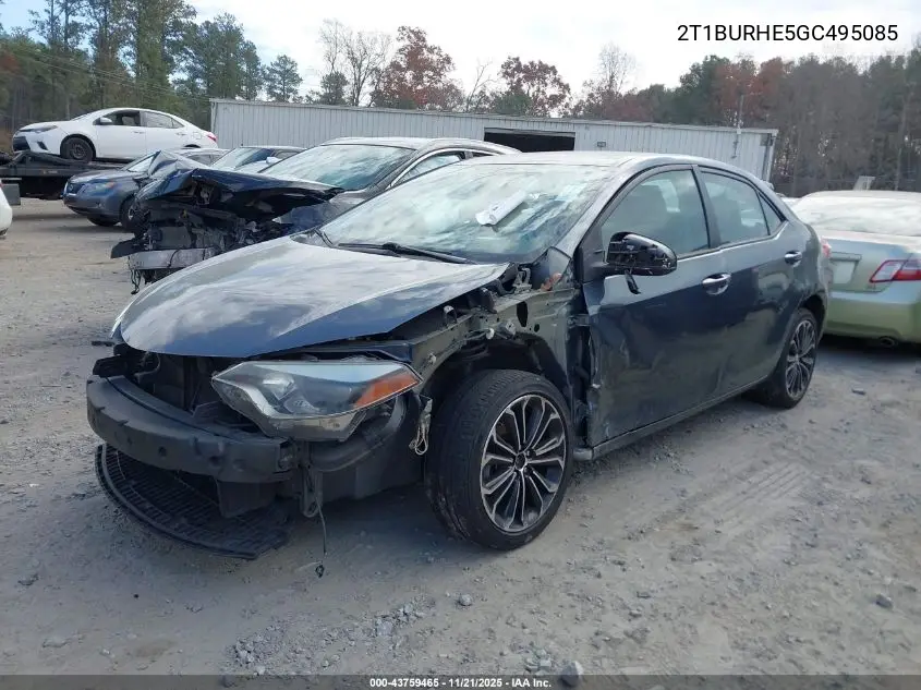 2T1BURHE5GC495085 2016 Toyota Corolla L