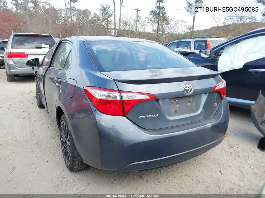 2T1BURHE5GC495085 2016 Toyota Corolla L