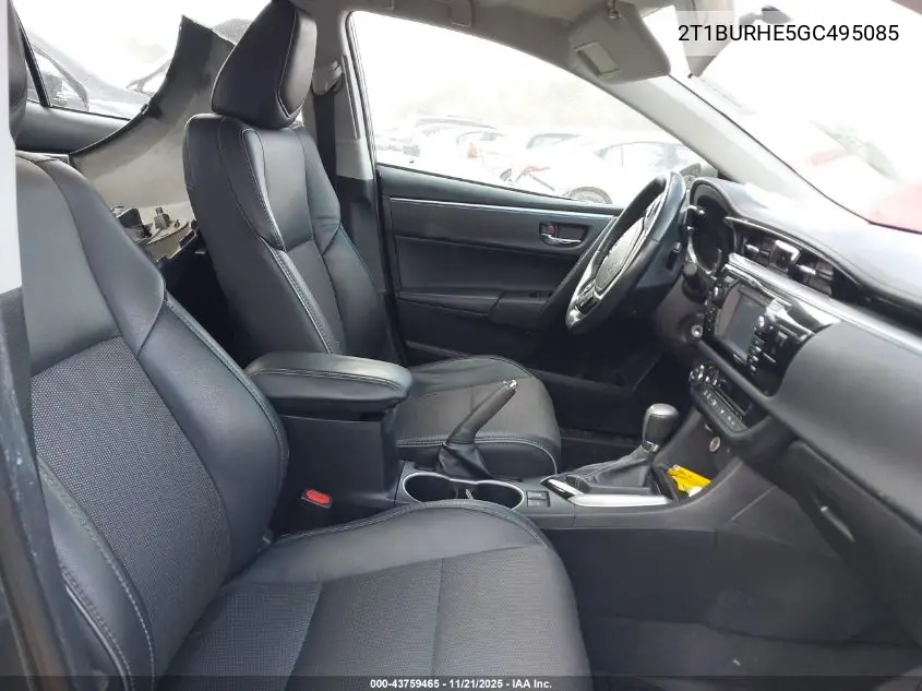 2T1BURHE5GC495085 2016 Toyota Corolla L
