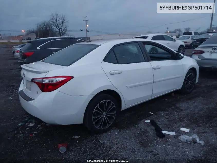 5YFBURHE9GP501714 2016 Toyota Corolla S Premium