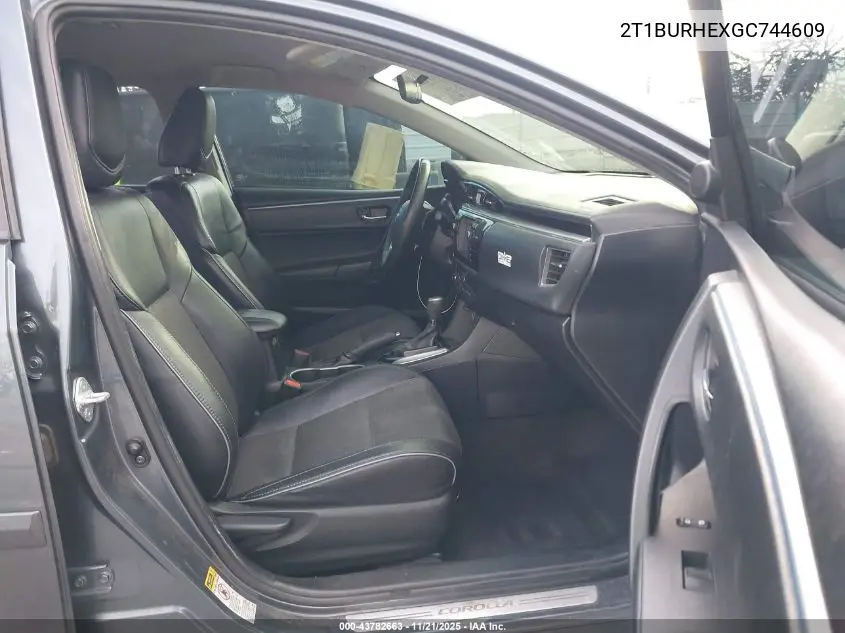 2T1BURHEXGC744609 2016 Toyota Corolla S Plus