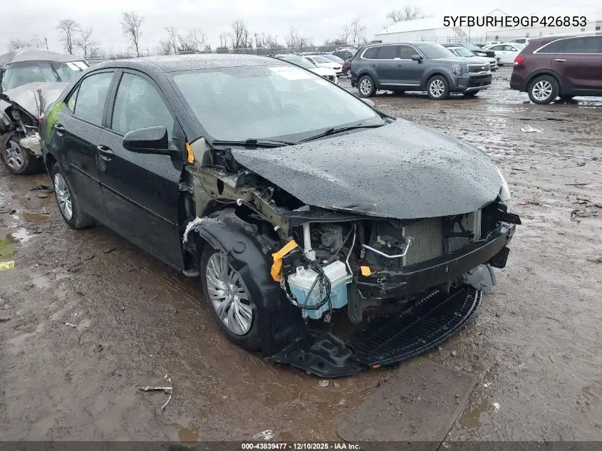 5YFBURHE9GP426853 2016 Toyota Corolla Le