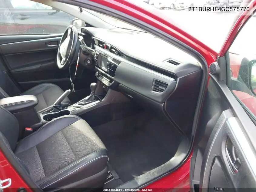 2T1BURHE4GC575770 2016 Toyota Corolla S Plus