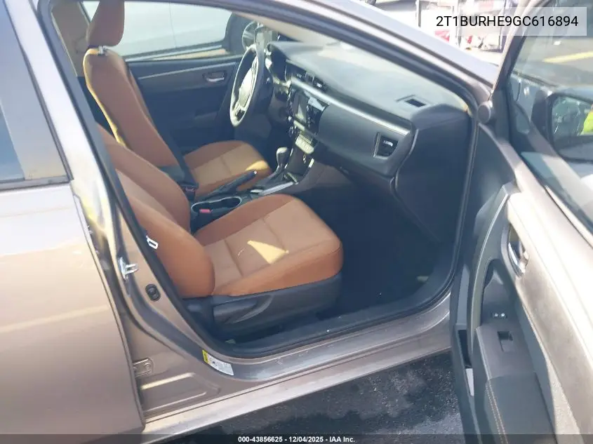 2T1BURHE9GC616894 2016 Toyota Corolla Le