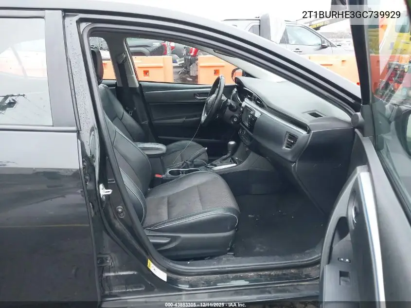 2T1BURHE3GC739929 2016 Toyota Corolla S Plus