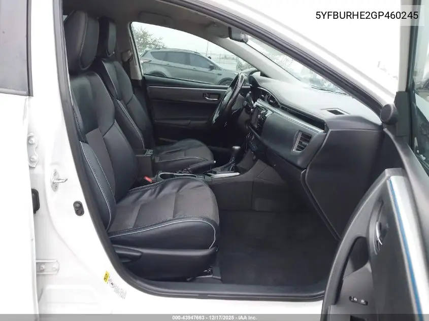 5YFBURHE2GP460245 2016 Toyota Corolla S Plus