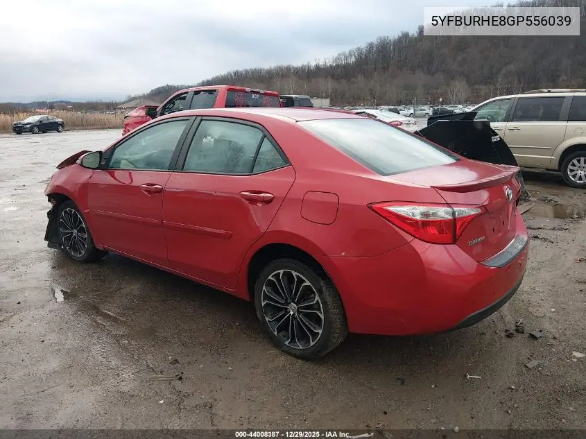 5YFBURHE8GP556039 2016 Toyota Corolla S Plus