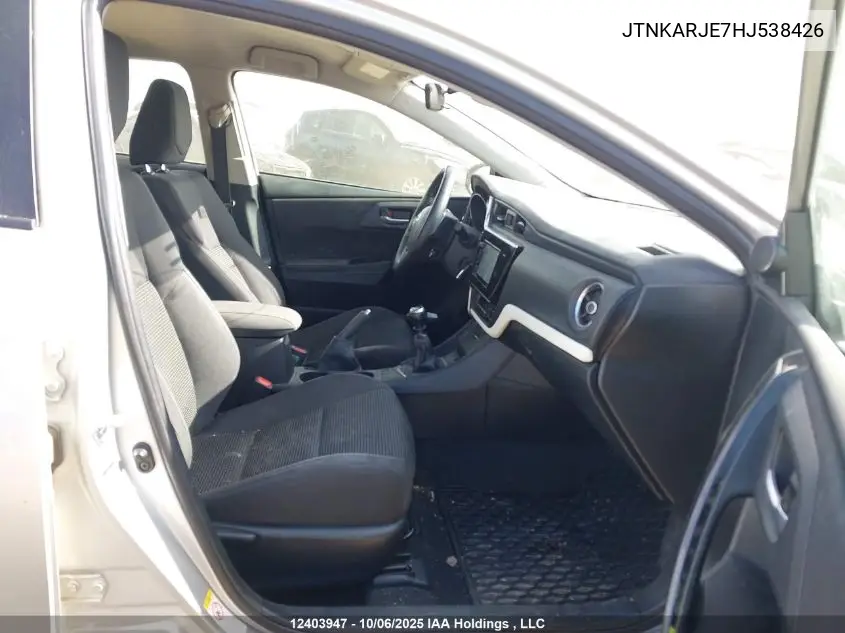 JTNKARJE7HJ538426 2017 Toyota Corolla Im