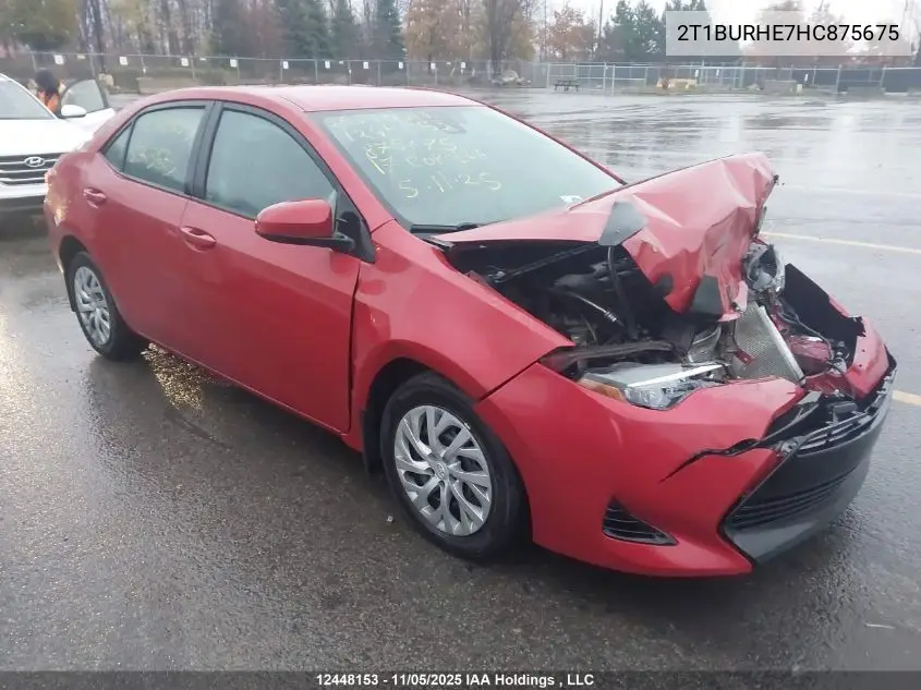 2T1BURHE7HC875675 2017 Toyota Corolla L/Le/Xle/Se/Xse