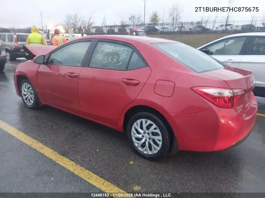 2T1BURHE7HC875675 2017 Toyota Corolla L/Le/Xle/Se/Xse
