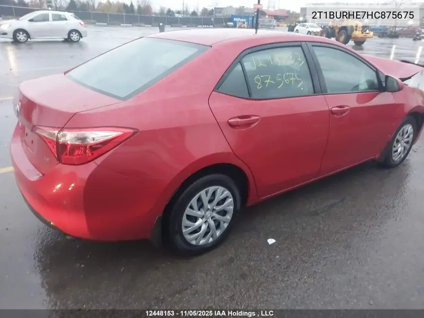 2T1BURHE7HC875675 2017 Toyota Corolla L/Le/Xle/Se/Xse