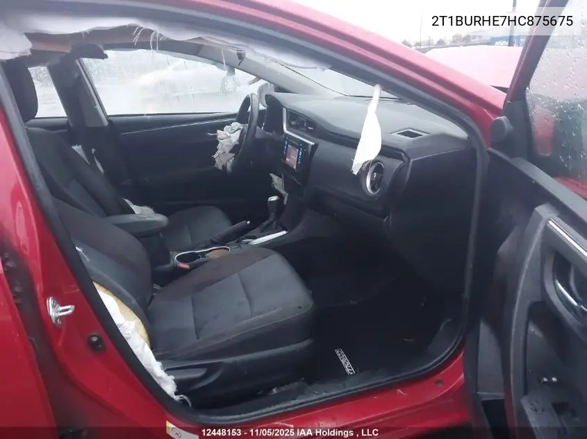 2T1BURHE7HC875675 2017 Toyota Corolla L/Le/Xle/Se/Xse