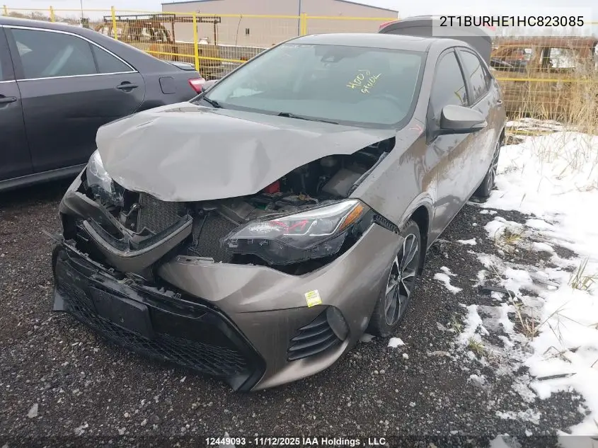 2T1BURHE1HC823085 2017 Toyota Corolla Se