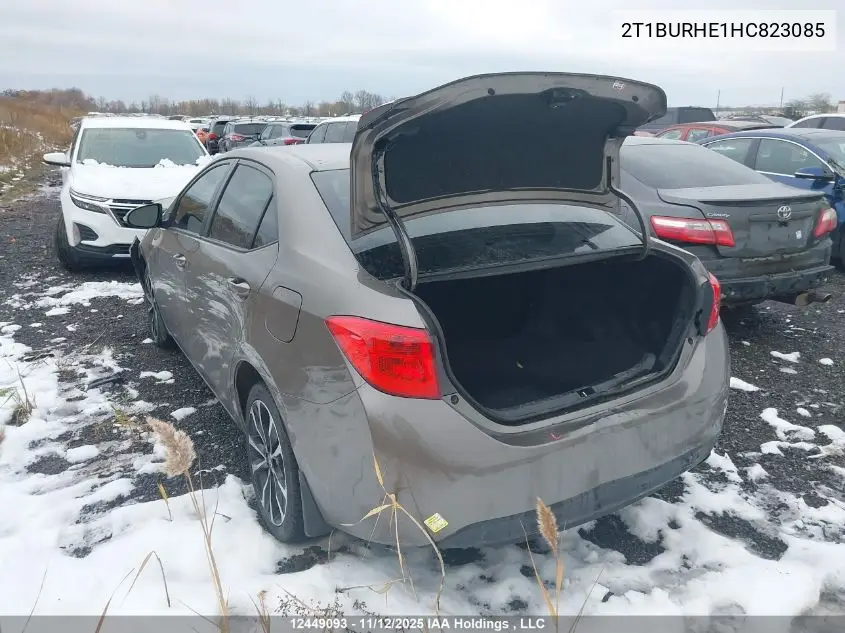 2T1BURHE1HC823085 2017 Toyota Corolla Se