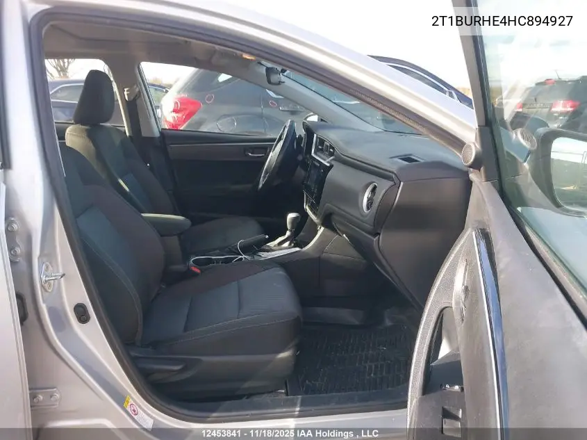 2T1BURHE4HC894927 2017 Toyota Corolla Le