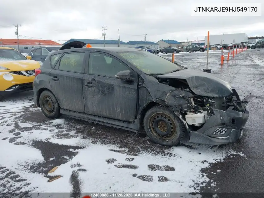 JTNKARJE9HJ549170 2017 Toyota Corolla Im