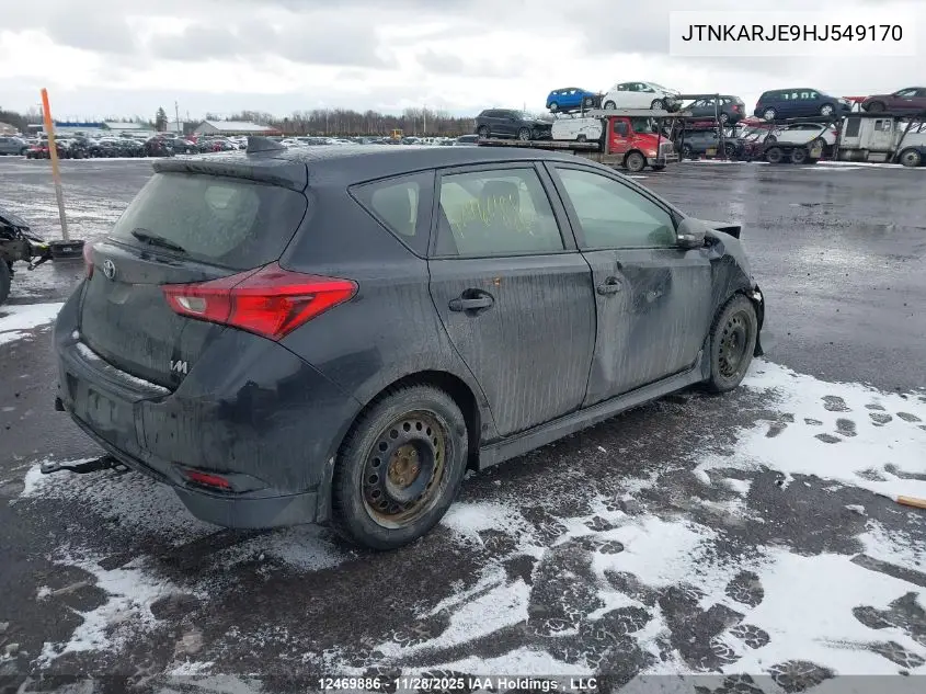 JTNKARJE9HJ549170 2017 Toyota Corolla Im