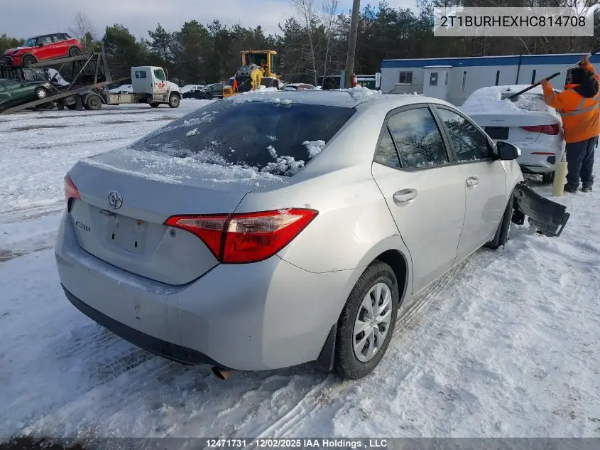 2T1BURHEXHC814708 2017 Toyota Corolla Ce