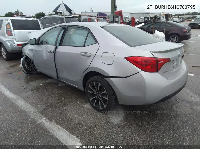 2T1BURHE6HC783795 2017 Toyota Corolla Se