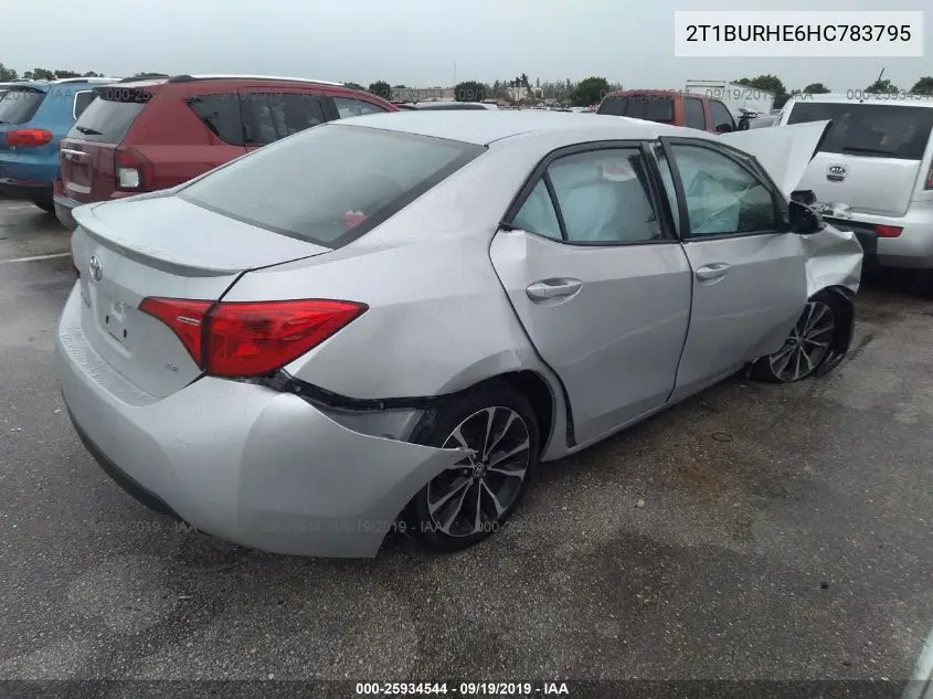 2T1BURHE6HC783795 2017 Toyota Corolla Se