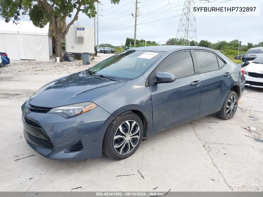 2017 Toyota Corolla L/Le/Xle/Se/Xse VIN: 5YFBURHE1HP732897 Lot: 40341052