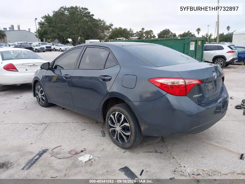 2017 Toyota Corolla L/Le/Xle/Se/Xse VIN: 5YFBURHE1HP732897 Lot: 40341052