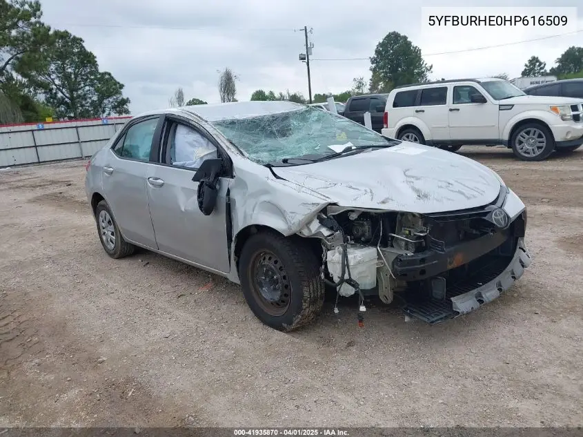 5YFBURHE0HP616509 2017 Toyota Corolla L