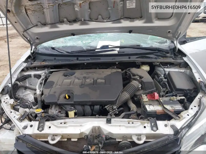5YFBURHE0HP616509 2017 Toyota Corolla L