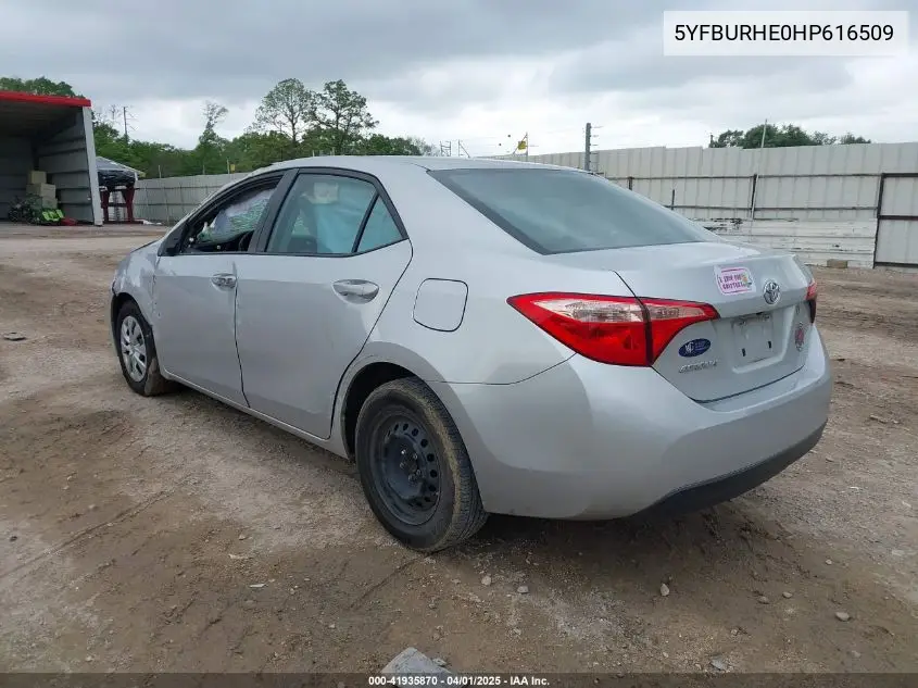 5YFBURHE0HP616509 2017 Toyota Corolla L